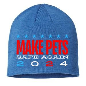 Make Pets Safe Again Debate Election 2024 Donald Trump Sustainable Beanie