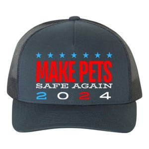 Make Pets Safe Again Debate Election 2024 Donald Trump Yupoong Adult 5-Panel Trucker Hat