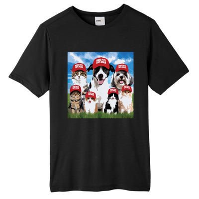 Make Pets Safe Again Democratic Republican Tall Fusion ChromaSoft Performance T-Shirt