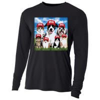 Make Pets Safe Again Democratic Republican Cooling Performance Long Sleeve Crew