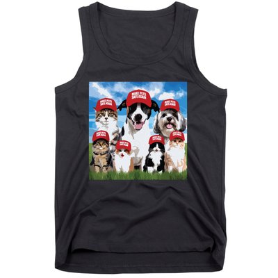 Make Pets Safe Again Democratic Republican Tank Top