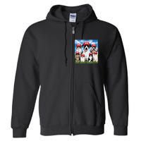 Make Pets Safe Again Democratic Republican Full Zip Hoodie