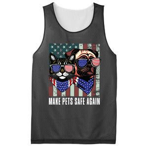 Make Pets Safe Again Trump Harris Debate Eating The Dogs Cat Mesh Reversible Basketball Jersey Tank