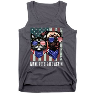 Make Pets Safe Again Trump Harris Debate Eating The Dogs Cat Tank Top