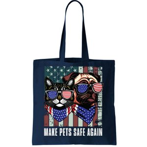 Make Pets Safe Again Trump Harris Debate Eating The Dogs Cat Tote Bag