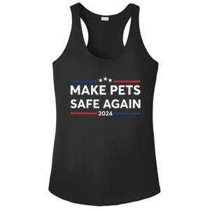 Make Pets Safe Again Trump Harris Debate Eating The Dogs Cat Ladies PosiCharge Competitor Racerback Tank