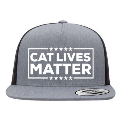 Make Pets Safe Again Donald Trump 2024 Cats Cat Lives Matter Trump Gift Flat Bill Trucker Hat