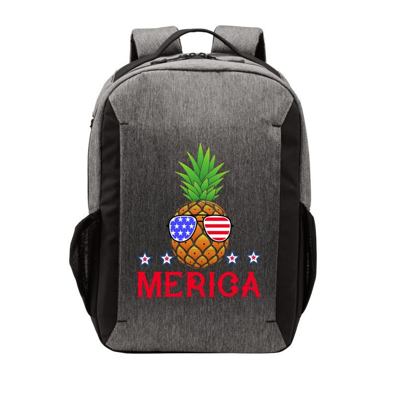 Merica Pineapple Shade Stars And Stripes Funny 4th Of July USA Vector Backpack