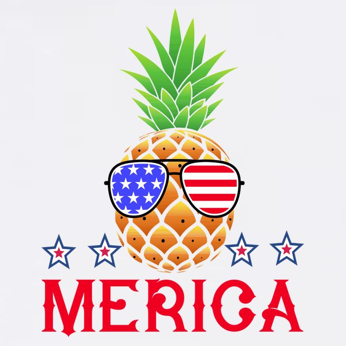Merica Pineapple Shade Stars And Stripes Funny 4th Of July USA Kids T-Shirt