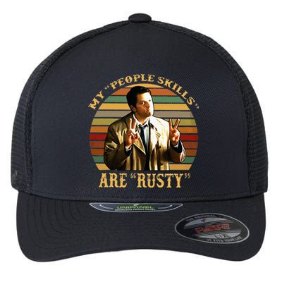 My People Skills Are Rusty Vintage Flexfit Unipanel Trucker Cap