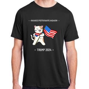 Make Pets Safe Again Patriotic Cat Adult ChromaSoft Performance T-Shirt