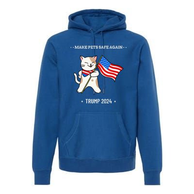 Make Pets Safe Again Patriotic Cat Premium Hoodie