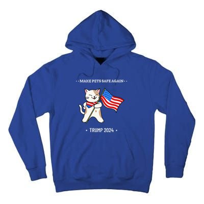 Make Pets Safe Again Patriotic Cat Tall Hoodie