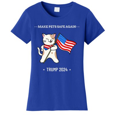 Make Pets Safe Again Patriotic Cat Women's T-Shirt