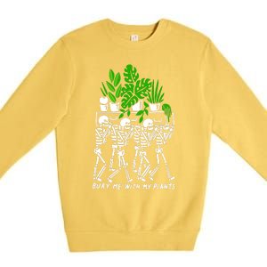 My Plants Skeleton Premium Crewneck Sweatshirt