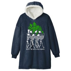 My Plants Skeleton Hooded Wearable Blanket