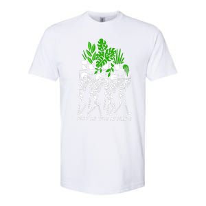 My Plants Skeleton Softstyle CVC T-Shirt