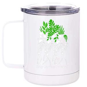 My Plants Skeleton 12 oz Stainless Steel Tumbler Cup