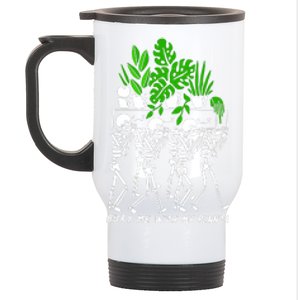 My Plants Skeleton Stainless Steel Travel Mug