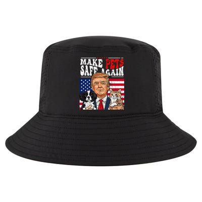 Make Pets Safe Again Trump 2024 Save Our Pets Cool Comfort Performance Bucket Hat