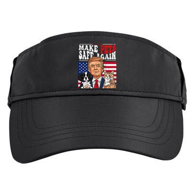 Make Pets Safe Again Trump 2024 Save Our Pets Adult Drive Performance Visor