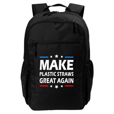 Make Plastic Straws Great Again Trump End Of Paper Straws Backpack