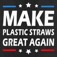 Make Plastic Straws Great Again Trump End Of Paper Straws 15oz Campfire Ceramic Mug