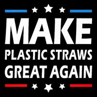 Make Plastic Straws Great Again Trump End Of Paper Straws 16 in Basic Backpack