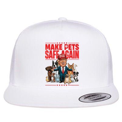 Make Pets Safe Again 2024 Save Our Pets Flat Bill Trucker Hat