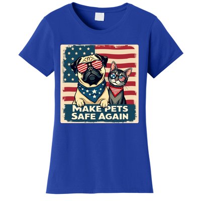 Make Pets Safe Again Democratic Republican Funny Gift Women's T-Shirt