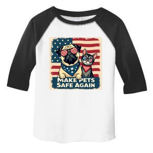 Make Pets Safe Again Democratic Republican Funny Gift Toddler Fine Jersey T-Shirt