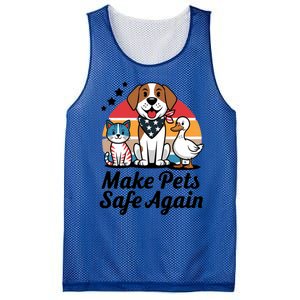 Make Pets Safe Again Trump Vance 2024 Cool Gift Mesh Reversible Basketball Jersey Tank