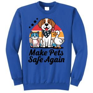 Make Pets Safe Again Trump Vance 2024 Cool Gift Tall Sweatshirt