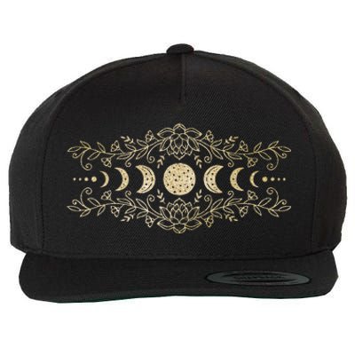 Moon Phases Sky Space Space Science Astronomy Wool Snapback Cap