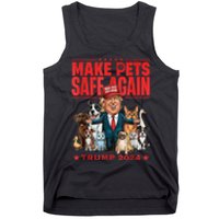 Make Pets Safe Again Trump 2024 Save Our Pets America Back Tank Top