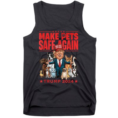 Make Pets Safe Again Trump 2024 Save Our Pets America Back Tank Top