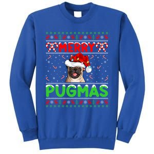 Merry Pugmas Santa Pug Dog Xmas Lighting Ugly Pug Christmas Meaningful Gift Sweatshirt