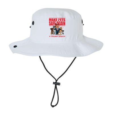 Make Pets Safe Again Trump 2024 Funny Cartoon Bucket Hat