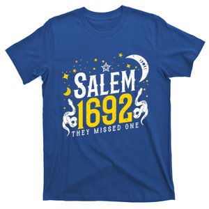 Moon Phases Salem 1692 They Missed One For Witch Halloween Gift T-Shirt