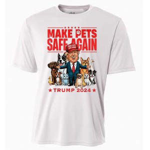 Make Pets Safe Again Trump 2024 Save Our Pets America Back Cooling Performance Crew T-Shirt