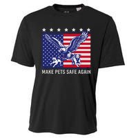 Make Pets Safe Again Trump Harris Debate Eating The Dogs Cat Cooling Performance Crew T-Shirt