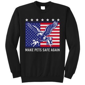 Make Pets Safe Again Trump Harris Debate Eating The Dogs Cat Sweatshirt