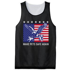 Make Pets Safe Again Trump Harris Debate Eating The Dogs Cat Mesh Reversible Basketball Jersey Tank