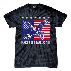 Make Pets Safe Again Trump Harris Debate Eating The Dogs Cat Tie-Dye T-Shirt