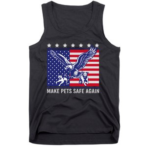 Make Pets Safe Again Trump Harris Debate Eating The Dogs Cat Tank Top