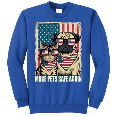 Make Pets Safe Again Eating The Dogs Cats Election Sweatshirt