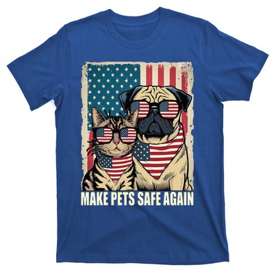 Make Pets Safe Again Eating The Dogs Cats Election T-Shirt