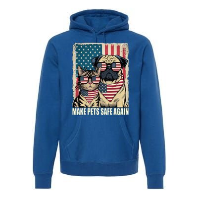 Make Pets Safe Again Eating The Dogs Cats Election Premium Hoodie