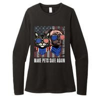 Make Pets Safe Again Trump Harris Debate Eating The Dogs Cat Womens CVC Long Sleeve Shirt