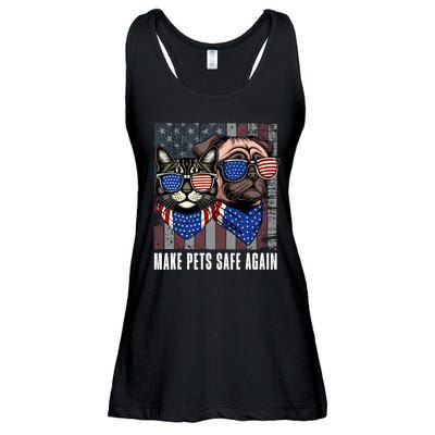 Make Pets Safe Again Trump Harris Debate Eating The Dogs Cat Ladies Essential Flowy Tank